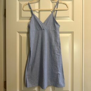 Brandy Melville Blue Patterned Dress